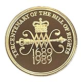 UK-Delightech 1989 £2 PROOF COIN TERCENTENARY OF THE BILL OF RIGHTS 300 YEARS 1689 1989 - UNC