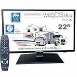 Unispectra ® 22” 12v Smart TV (webOS) ELED Full HD 240v 24v 12v TV Freeview & SAT Tuner, 3x HDMI, 2x USB, Magic Remote. 12V TVs for Motorhomes, Campervan, Caravan TV, Truck, Van, Boat