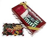 KIT CAT Klock Kit-Cat Clock Gift Package, dress up a in Christmas Hat and Scarf for the festive period