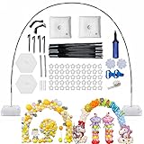 10Ft Ballon Arch Maker Kit Adjustable balloon arch stand Ballon Arch Kit With Base for outdoors indoor for Wedding Birthday Baby Shower Graduation Party décor