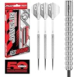 RED DRAGON Javelin Original 22g Tungsten Darts Set with Dart Flights and Dart Shafts (Stems)