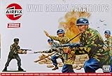 Airfix Model Figures Set - A02712V WWII German Paratroops - Model Building Kit Accessories, Plastic Model Kits for Adults & Children 8+, Set Includes 14 Unpainted Figures - Accessory for Dioramas