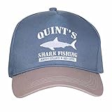 Heroes Inc. Jaws Hip Hop Quints Shark Fishing Cap Blue