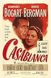 Casablanca Vintage Romantic movie poster Wall Art print A4 and A3 available (A3)