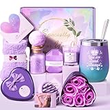 Birthday Gifts for Her, Birthday Presents for Women, Unusual Birthday Hampers Pamper Self Care Gifts Relaxation Bath Sets for Friends, Mum, Wife, Girls, Sister