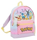Girls Pokemon Backpack Eevee Bag Official Eeveelutions Pokemon Go School Travel Lunch Bag Rucksack