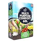 Pelle & Sol 60L Multi Purpose Compost - Compost for Outdoor Plants & Soil for Plants Indoors - Potting Soil for Pots Plants Outdoor - All Purpose Nutrient Rich Fertiliser, Houseplant Potting Mix