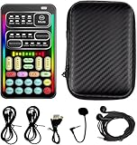 Flylin Portable Handheld Microphone Voice Changer with Sound Multifunctional Effects Machine Voice Disguiser Mini Device for Mobile Phone PC Laptops PS4 Xbox One Games