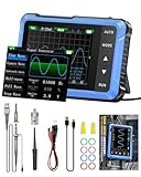 2 in 1 Oscilloscope Handheld, WapoRich DSO510 Digital Oscilloscope with Signal Generator, 10 MHz, 48 MSa/s, Persistence Mode, 13 Signal Waveforms, Online Update - Mini Pocket Portable Oscilloscopes