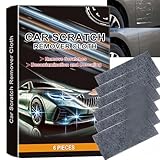 6 PCS Nano Sparkle Cloth for Car Scratches,Upgrade Nano Magic Cloth Car Scratch Remover,Scratch Remover Kit for Cars,Car Polish & Glass Scratch Rem/over,Wipe for Ca/r Paint Scra/tch Repair,Easy Repair