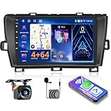 Inefala 4G 64G for Toyota Prius 2009-2014 for Right-hand Drive Radio Screen CarPlay Android 13 IPS 9" Touchscreen Car Stereo Android Auto Backup Camera Bluetooth 5.0 GPS FM RDS EQ 13UI