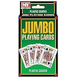 M.Y Deck of Jumbo Playing Cards | Jumbo Waterproof Playing Cards - Ideal for Parties Garden Games & Outdoor Games