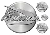 Bowman Boat Remastered Stickers. Brushed Metal Style (not OEM) DIY. - Must be Cut Out Using Scissors