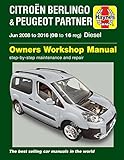 Citroen Berlingo & Peugeot Partner Diesel (June 08 - 16) 08 to 16 Haynes Repair Manual