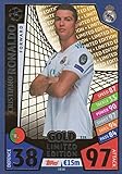 Match Attax Champions League 2017 2018 Ronaldo Gold Limited Edition LE1G Trading Card