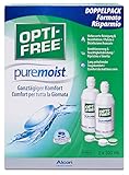 OPTI-FREE PureMoist Contact Lens Solution, 300ml, Economy Pack - Pack of 2