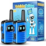 EUTOYZ Walkie Talkie Kids, Toys for 3-8 Year Old Boy Gift for 5 6 7 8 Year Olds Boys Toys Age 4-7 Kids Toy Age 3 4 5 Outdoor Walkie Talkie Sensory Xmax Blue