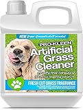 Pro-Kleen Artificial Grass Cleaner for Dogs and Pet Friendly Cruelty Free Disinfectant with Deodoriser 4 in 1 (10:1 Super Concentrate Makes 10 Litres) (Fresh Cut Grass, 1L)