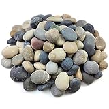 FANTIAN 10 lbs Garden Stones,4-6 cm Large Beach Cobbles. Decorative Stones Pebbles for Garden, Ponds, Water Features, Aquarium, Borders and Ground Cover
