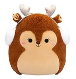 Squishmallows Squishmallow Plush Toy FuzzAMallows Darla the Christmas Reindeer 30 cm Cuddly Toys Original 2024