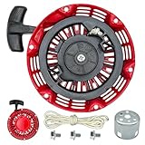 YGQ GX160 Pull Start Assembly GX120 GX200 Recoil Starter Pull Rope String with Pully Cup for Honda Rolair Blackmax and Clones
