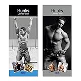 Hunks, Sexy Men 2025 slim Calendar Honoring the Power and Allure of Masculinity of Men