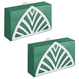 DIYJEP 2 Pcs Silver Napkin Holder Stand, Cocktail Napkins Serviette Holder, Triangular Metal Napkin Holders for Tables, Napkin Organizer Stand for Dining Hotel Dining Table Kitchen Countertops