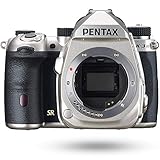 Pentax K-3 Mark III Flagship APS-C Silver Camera - 12fps, Touch Screen LCD, Weather Resistant Magnesium Alloy Body with In-Body 5-Axis Shake Reduction. 1.05x Optical Viewfinder with 100% FOV