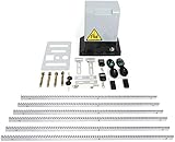 750W Automatic Sliding Gate Opener 2000kg Electric Sliding Gate Opener, Heavy Duty Gate Operator for Gate with 2 Remote Control and 6m Rack