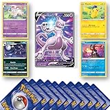 Pokemon Card Mystery Pack including Rares, Holos and V GX or VMAX Pokemon Cards + That Chunky Yellow Mouse ™ Pouch (Ultimate Pokemon Cards Pack - 20 Pokémon Cards 4 Rare Cards + Special Pokémon Card