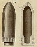 CANVAS-FRAMED-with-AMERICAN-BOX Exploding Artillery Shell for Breech-Loaders Anonymous - museo vertical Art print Vintage Floating frame 31_X_24_in
