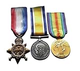 WW1 Medals Trio 1914-15 Star, British War & Victory Medal New British Replica Copy