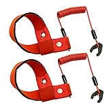 2Pcs Universal Safety Kill Stop Switch Connector Lanyard Cord Replace EW2-68348-00-00 Compatible with Yamaha Jet Ski WaveRunner WaveVenture WaveRaider WaveJammer WaveBlaster FX140