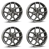 4x Borbet rims alloy rims Y 8x18 ET45 5x108 titan matt compatible with Jaguar S-Type XE XF XJ X-Type