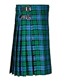 Magnificent Sport Traditional Campbell Tartan 5 Yard Kilt - Scotland Scottish Highlander Dress for Men (UK, Waist 34, Regular, Green)