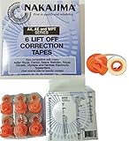 Nakajima LO001 Typewriter Lift-Off Correction Tape (6-Pack)