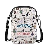 FOTAP Mary Musical Crossbody Bag Movies Inspired Gift Poppins Umbrella Shoulder Bag Musical Gifts (Poppins CB UK2)
