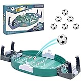 Mini Table Football Game - Football Gifts for Boys and Girls, Table Soccer Game with 6 Footballs, Parent-Child Interactive Games Board Game for Kids Adults Christmas Birthday Gifts