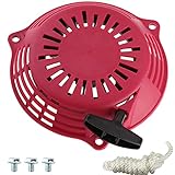 ZAMDOE GCV160 GCV135 Recoil Starter Assembly for Honda GC135 GC160 GCV135 GCV160 EN2000 Engine, Replaces 28400-ZL8-023ZA 28400-ZL8-013ZA 284400-ZM0-003, with Spare Rope