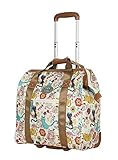 Lily Bloom Design Pattern Carry on Bag Wheeled Cabin Tote (Playful Gray)