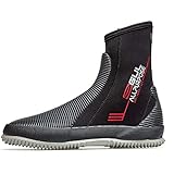Gul 5mm All Purpose Neoprene Wetsuit Boots Shoes - Black - Unisex - BLINDSTITCHED: Seam construction