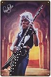 Randy Rhoads Metal Tin Sign Poster 8”×12” Painting Sign Funny Wall Vintage Art Decor Retro Plaque For Home Bar Pub Club Cafe Decoration