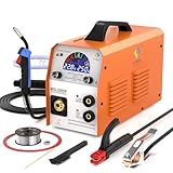 HITBOX Aluminium MIG Welder 250A, 240V Digital Multi-Process 5 in 1 MIG/MAG/Single Pulse/Gas/Gasless/ARC/Lift TIG Inverter Welding Machine with Large Colour Screen (MIG250DP)