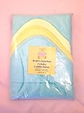 Bruin's Essentials 3 x Baby Cuddle Robes - Blue/Green/Yellow