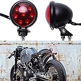 DREAMIZER 8 LED Motorcycle Tail Light Red Running Stop Brake Lamp for Street Bike Chopper Bobber Cafe Racer Cruiser CB1300 883 iron