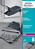 Avery Zweckform 3552 Laser and Copier Transparencies A4 Clear Pack of 100
