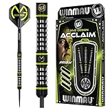 WINMAU Darts MvG Acclaim 25g Professional Steeltip Tungsten Darts Set with Flights and Shafts (Stems)