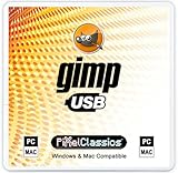 GIMP Photo Editor 2025 Compatible with Adobe Photoshop Elements CC CS6 CS5 15 Premium Professional Image Editing Software on USB for Windows 11, 10 8.1 8 7 Vista XP PC & Mac -No Subscription Required