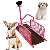 Dog Pet Treadmill, Small Dog Treadmill with LED Display Screen, Speed Range 0.8-6km/h, 200W Horse Power, 176lb Capacity for Small Dog Exercise and Lose Weight