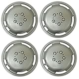 UKB4C Set 4 x Extra Deep Dish Commercial Wheel Trims/Hub Caps for Vans Motor Homes & Mini Buses (15")